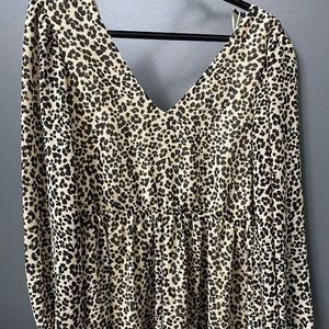 Dynamite Cheetah print Romper
